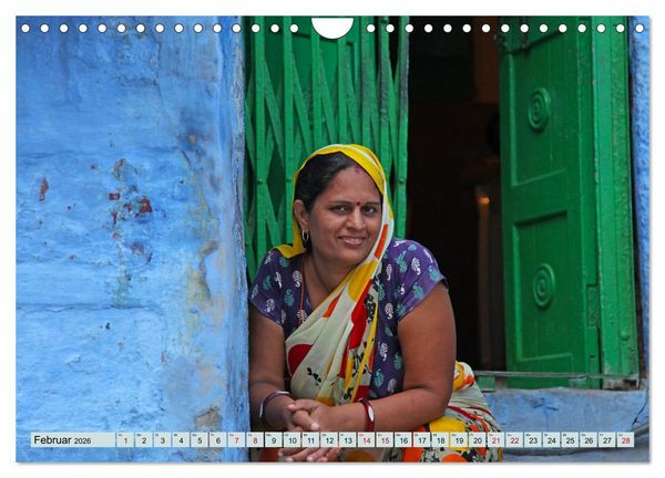 Produktbild: Typisch Indien - Jodhpur (Wandkalender 2026 DIN A4 quer), CALVENDO Monatskalender