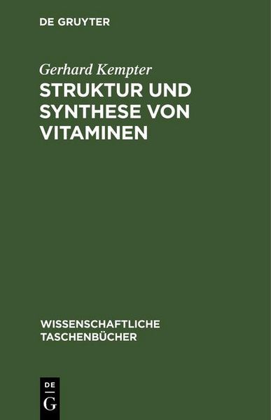 Produktbild: Struktur und Synthese von Vitaminen