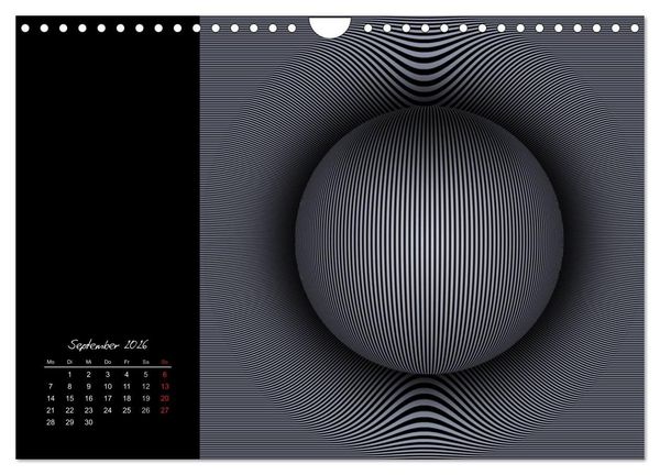 Produktbild: Schwarz trifft Wei&szlig; (Wandkalender 2026 DIN A4 quer), CALVENDO Monatskalender