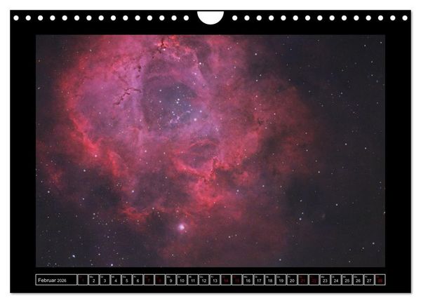 Produktbild: Astro-Kalender - Deep Sky und Landschaften (Wandkalender 2026 DIN A4 quer), CALVENDO Monatskalender