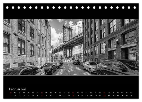 Produktbild: NEW YORK CITY H&ouml;hepunkte im Panoramaformat (Tischkalender 2026 DIN A5 quer), CALVENDO Monatskalender