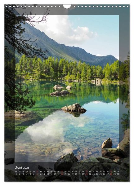 Produktbild: Bergwelten Wandkalender (Wandkalender 2026 DIN A3 hoch), CALVENDO Monatskalender