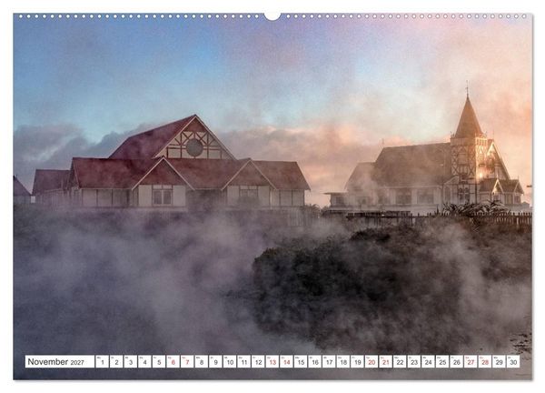 Produktbild: Neuseeland Nordinsel - Das Land der Hobbits und Vulkane (hochwertiger Premium Wandkalender 2027 DIN A2 quer), Kunstdruck in Hochglanz