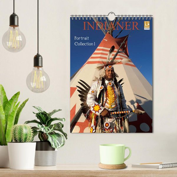 Produktbild: Indianer, Portrait Collection 1 (Wandkalender 2026 DIN A4 hoch), CALVENDO Monatskalender