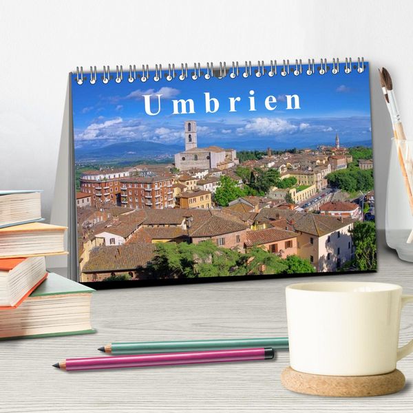Produktbild: Umbrien (Tischkalender 2026 DIN A5 quer), CALVENDO Monatskalender