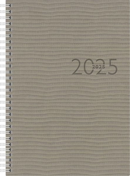 Rido/idé 7023036805 Buchkalender Modell studioplan int. (2025)| 2 Seiten = 1 Woche| 168 × 240 mm| 160 Seiten| Kunstleder