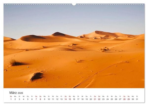 Produktbild: Sahara - Die gr&ouml;&szlig;te Trockenw&uuml;ste der Welt. (hochwertiger Premium Wandkalender 2026 DIN A2 quer), Kunstdruck in Hochglanz