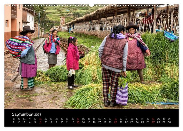 Produktbild: Traumziel Peru (hochwertiger Premium Wandkalender 2026 DIN A2 quer), Kunstdruck in Hochglanz