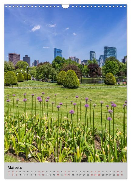 Produktbild: BOSTON Historie und urbane Idylle (Wandkalender 2026 DIN A3 hoch), CALVENDO Monatskalender