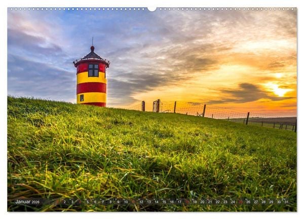 Produktbild: Farbspiele im Licht der Sonne (Wandkalender 2026 DIN A2 quer), CALVENDO Monatskalender