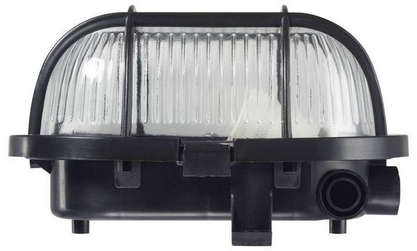 Produktbild: Sygonix Feuchtraumleuchte E27 60W Schwarz