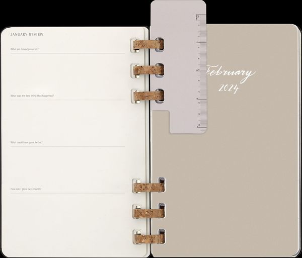 'Moleskine 12 Monats Life Kalender Mit Spiralbindung 2024, Large/A5
