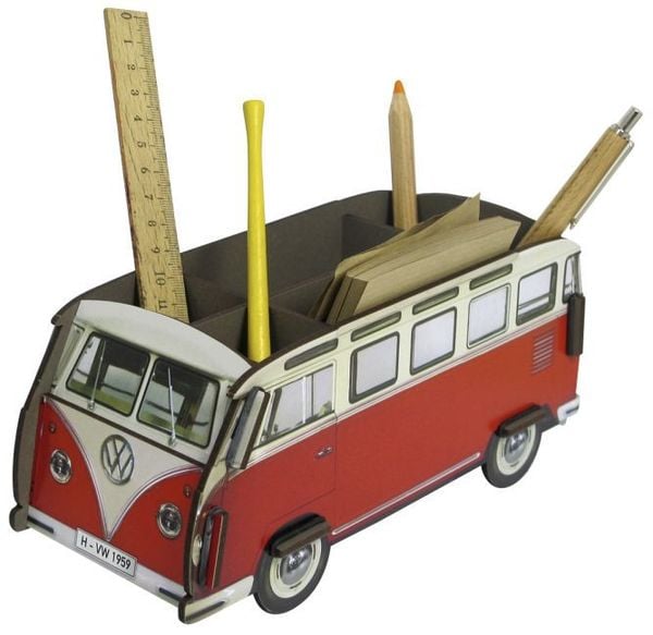 Produktbild: Stiftebox VW T1 Bulli rot