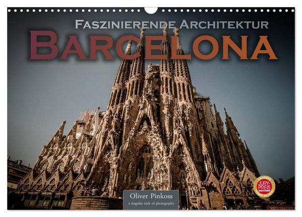 Produktbild: Barcelona - Faszinierende Architektur (Wandkalender 2026 DIN A3 quer), CALVENDO Monatskalender