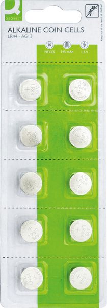 Q-CONNECT® Alkaline Knopfzellen