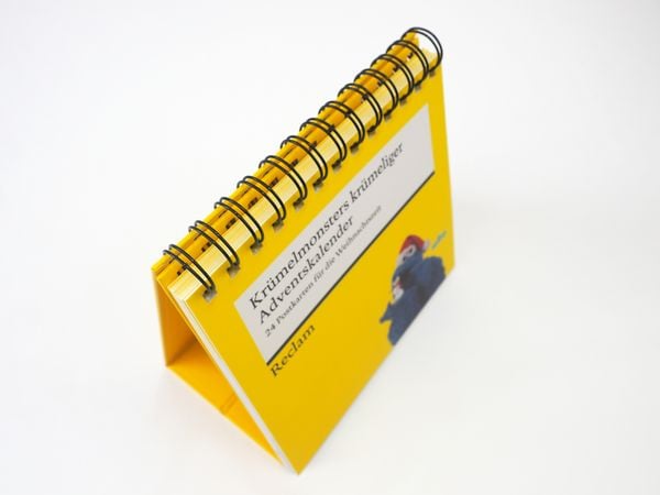 Produktbild: Kr&uuml;melmonsters kr&uuml;meliger Adventskalender. 24 Postkarten f&uuml;r die Weihnachtszeit (Advents-Postkartenaufsteller)