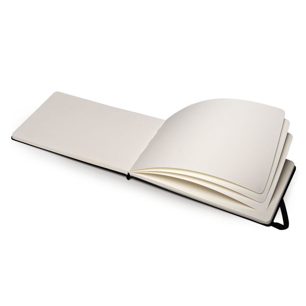 Produktbild: Moleskine Aquarellalbum, L/A5, 200g-Aquarellpapier, Hard Cover, Schwarz