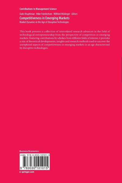 Produktbild: Competitiveness in Emerging Markets