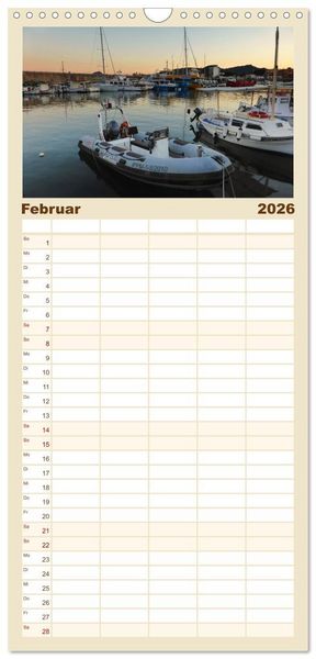 Produktbild: Familienplaner 2026 - Cala Ratjada mit 5 Spalten (Wandkalender, 21 x 45 cm) CALVENDO