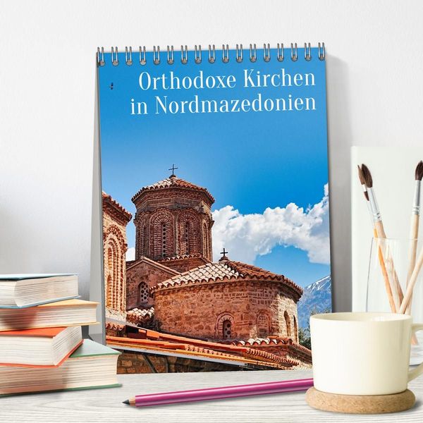 Produktbild: Orthodoxe Kirchen in Nordmazedonien (Tischkalender 2027 DIN A5 hoch), CALVENDO Monatskalender