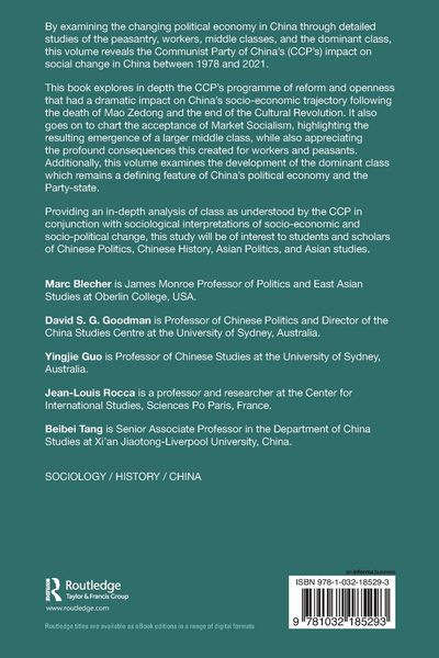 Produktbild: Class and the Communist Party of China, 1978-2021