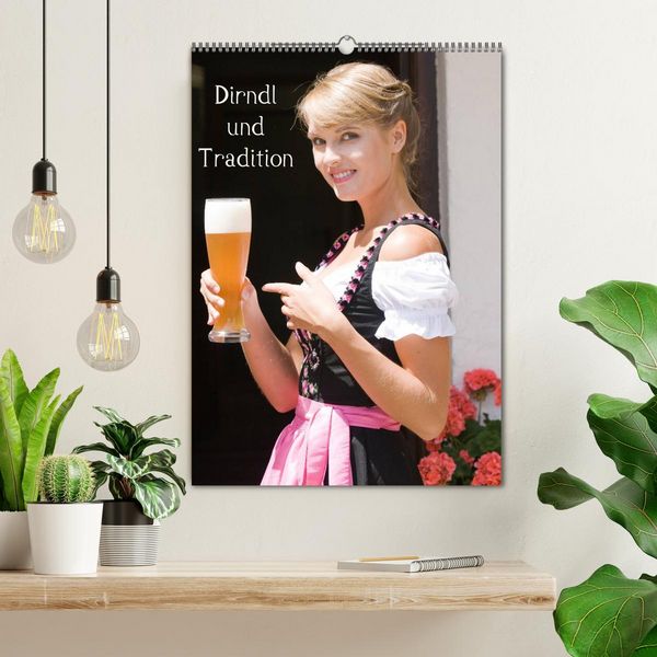 Produktbild: Dirndl und Tradition (Wandkalender 2026 DIN A2 hoch), CALVENDO Monatskalender