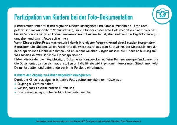 Produktbild: Beobachten und dokumentieren in der Kita