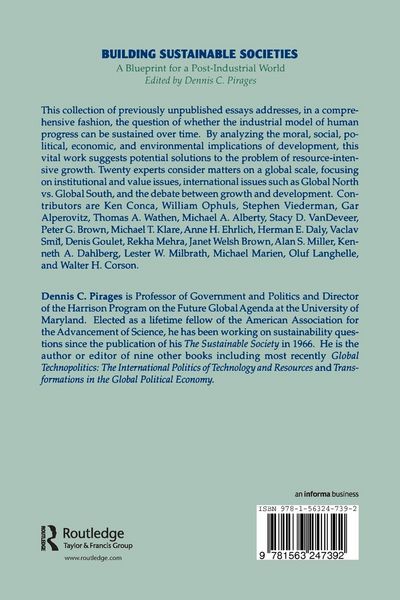 Produktbild: Building Sustainable Societies