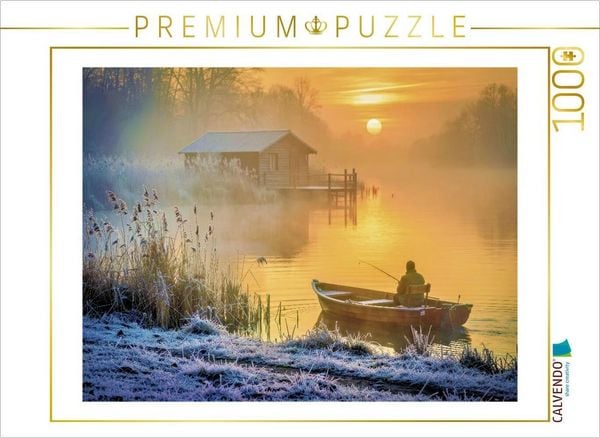 CALVENDO Puzzle Frostklare Luft, endlose Wälder, kristallklare Seen. | 1000 Teile Lege-Größe 64x48cm Foto-Puzzle für glückliche Stunden, Sonstige von