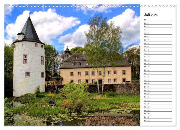 Produktbild: Die Eifel und ihre Regionen - Die Nordeifel (Wandkalender 2026 DIN A3 quer), CALVENDO Monatskalender