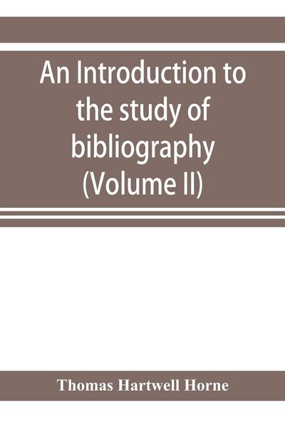 Produktbild: An introduction to the study of bibliography
