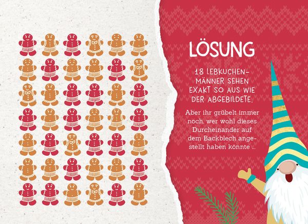 Produktbild: 24 Wichtel-R&auml;tsel | Advents-R&auml;tselspa&szlig; mit den Wichteln