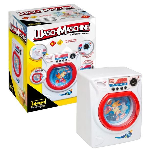 Produktbild: Idena Kinder-Waschmaschine mit Licht und Sound geschlossene Box