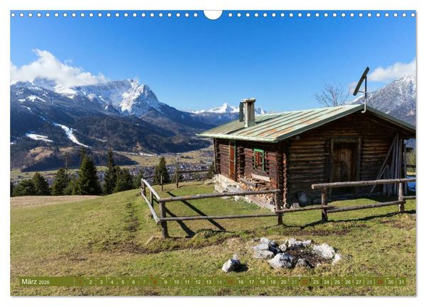Produktbild: Rund um die Zugspitze (Wandkalender 2026 DIN A3 quer), CALVENDO Monatskalender