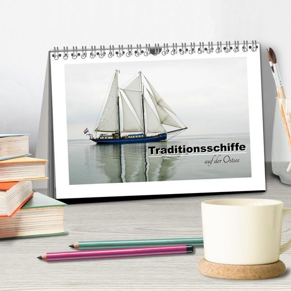 Produktbild: Traditionsschiffe auf der Ostsee (Tischkalender 2026 DIN A5 quer), CALVENDO Monatskalender