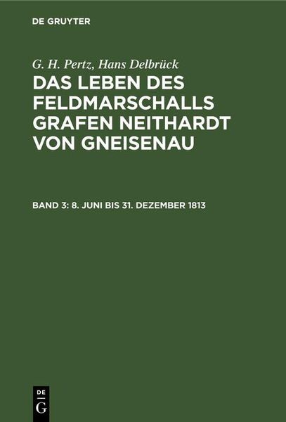 Produktbild: 8. Juni bis 31. Dezember 1813