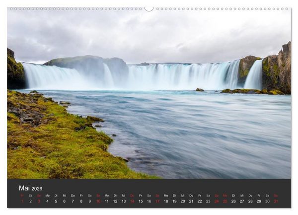 Produktbild: Island Highlights (hochwertiger Premium Wandkalender 2026 DIN A2 quer), Kunstdruck in Hochglanz