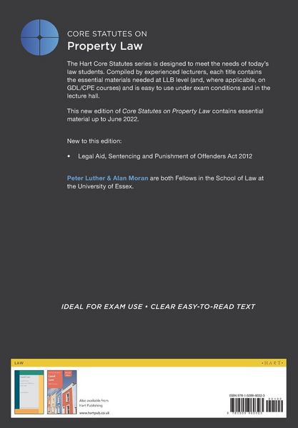 Produktbild: Core Statutes on Property Law 2022-23