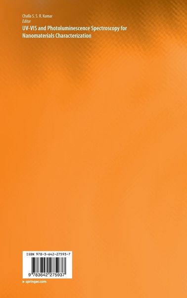 Produktbild: UV-VIS and Photoluminescence Spectroscopy for Nanomaterials Characterization