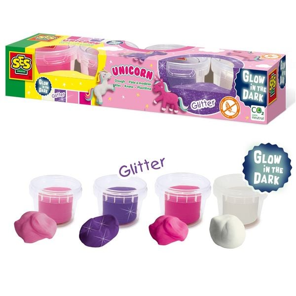 Produktbild: SES Creative - Knete Einhorn 4x90gr