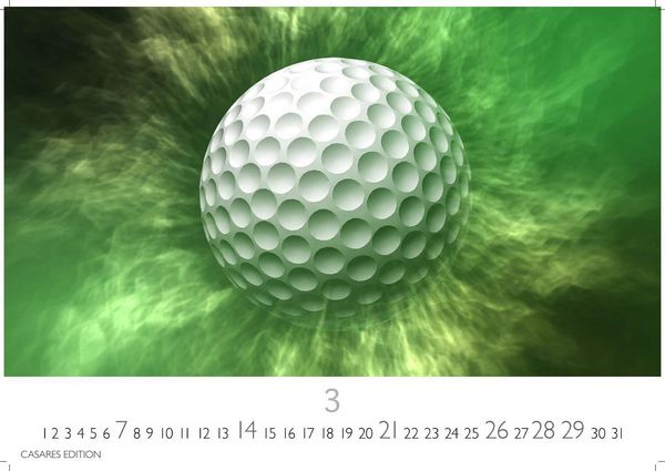 Produktbild: Golf Kalender 2027 &ndash; Wandkalender | Fotokalender |Golfkalender Kalender f&uuml;r Golfliebhaber, Sportkalender 24x35cm