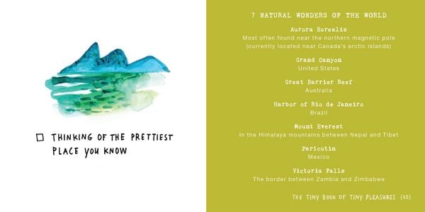 Produktbild: The Tiny Book of Tiny Pleasures