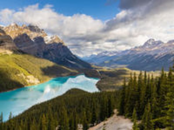 CALVENDO Puzzle Lake Peyto 2000 Teile Puzzle quer | 2000 Teile Lege-Größe 90 × 67 cm Foto-Puzzle für glückliche Stunden