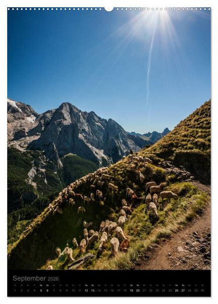 Produktbild: Tirol - Faszination Gebirge (Wandkalender 2026 DIN A2 hoch), CALVENDO Monatskalender