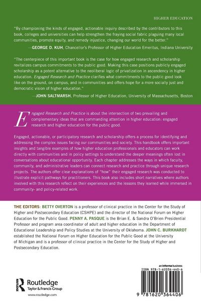 Produktbild: Engaged Research and Practice