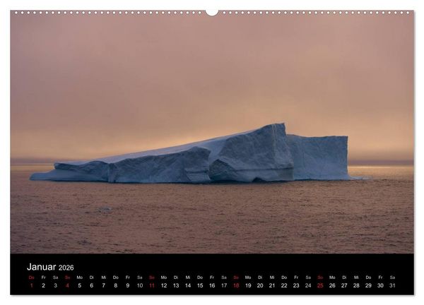 Produktbild: Gr&ouml;nland by Andr&eacute; Poling (hochwertiger Premium Wandkalender 2026 DIN A2 quer), Kunstdruck in Hochglanz