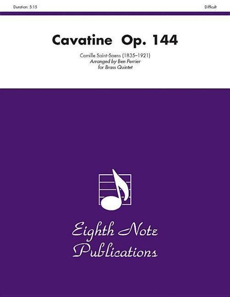 Produktbild: Saint-Sa&euml;ns, C: Cavatine, Op. 144