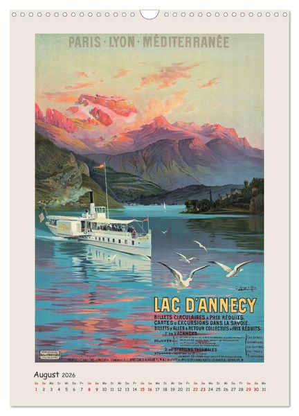 Produktbild: Die goldene &Auml;ra des Reisens (Wandkalender 2026 DIN A3 hoch), CALVENDO Monatskalender