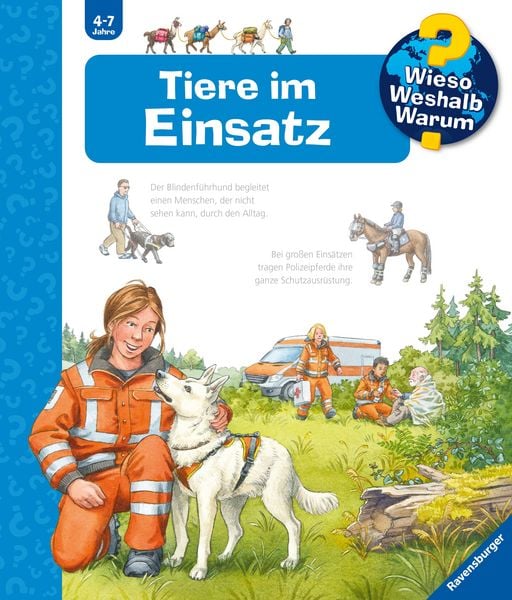 Produktbild: Wieso? Weshalb? Warum? Band 16 - Tiere im Einsatz