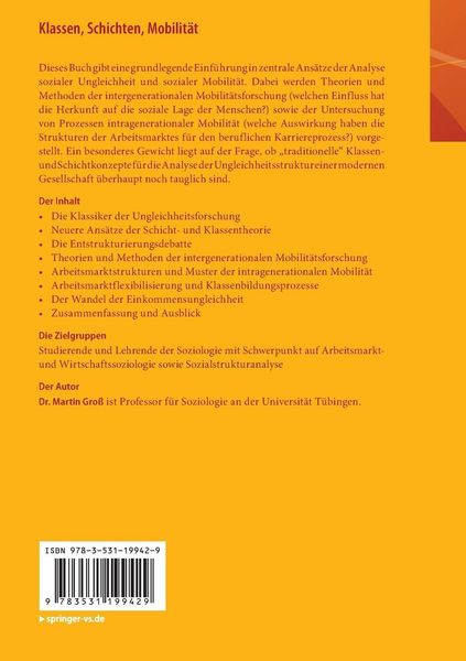 Produktbild: Klassen, Schichten, Mobilit&auml;t